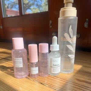 (Empty) glow recipe bottles and the Ordinary bottles